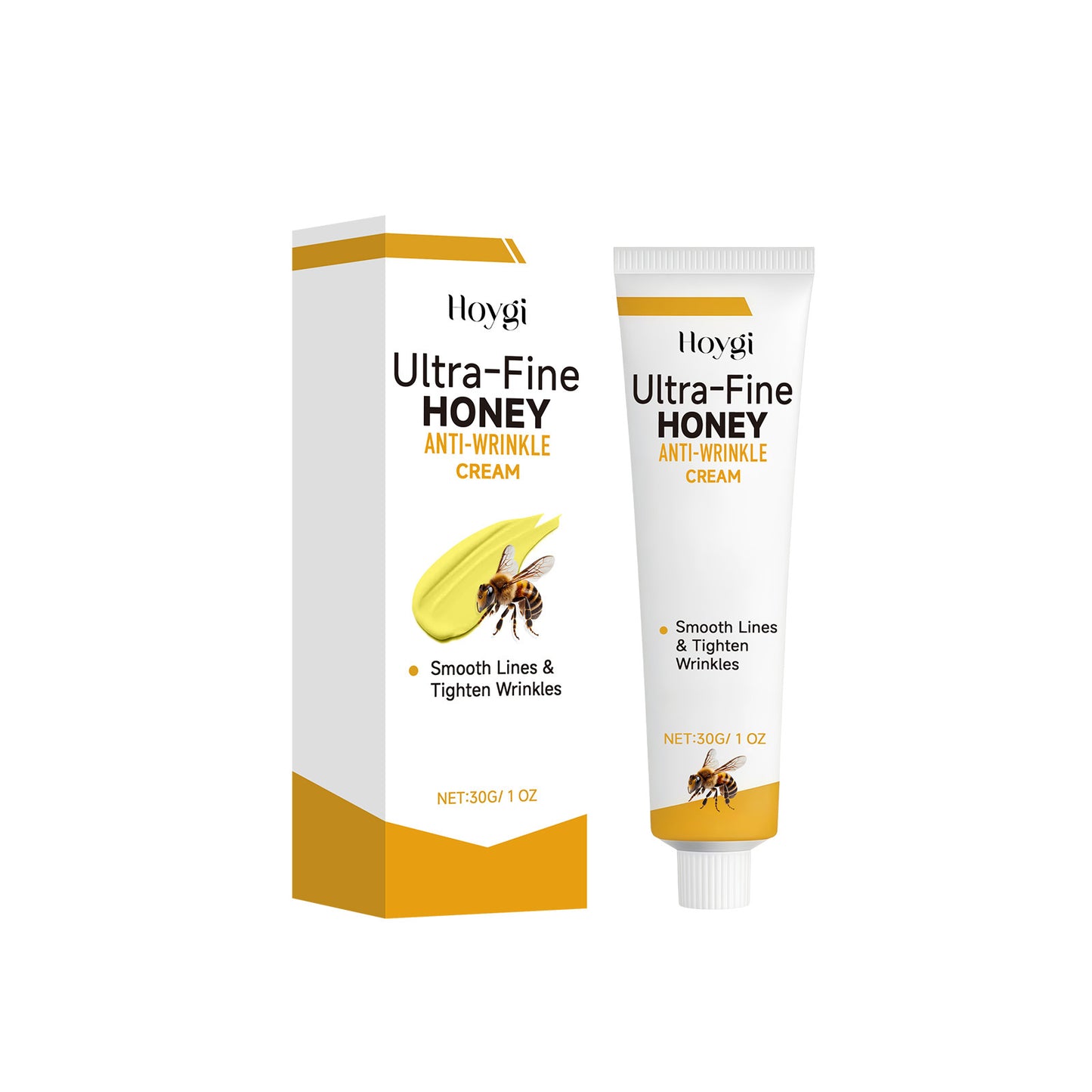 Honey Anti-Wrinkle Face Cream - Collagen & Hyaluronic Acid, 30g