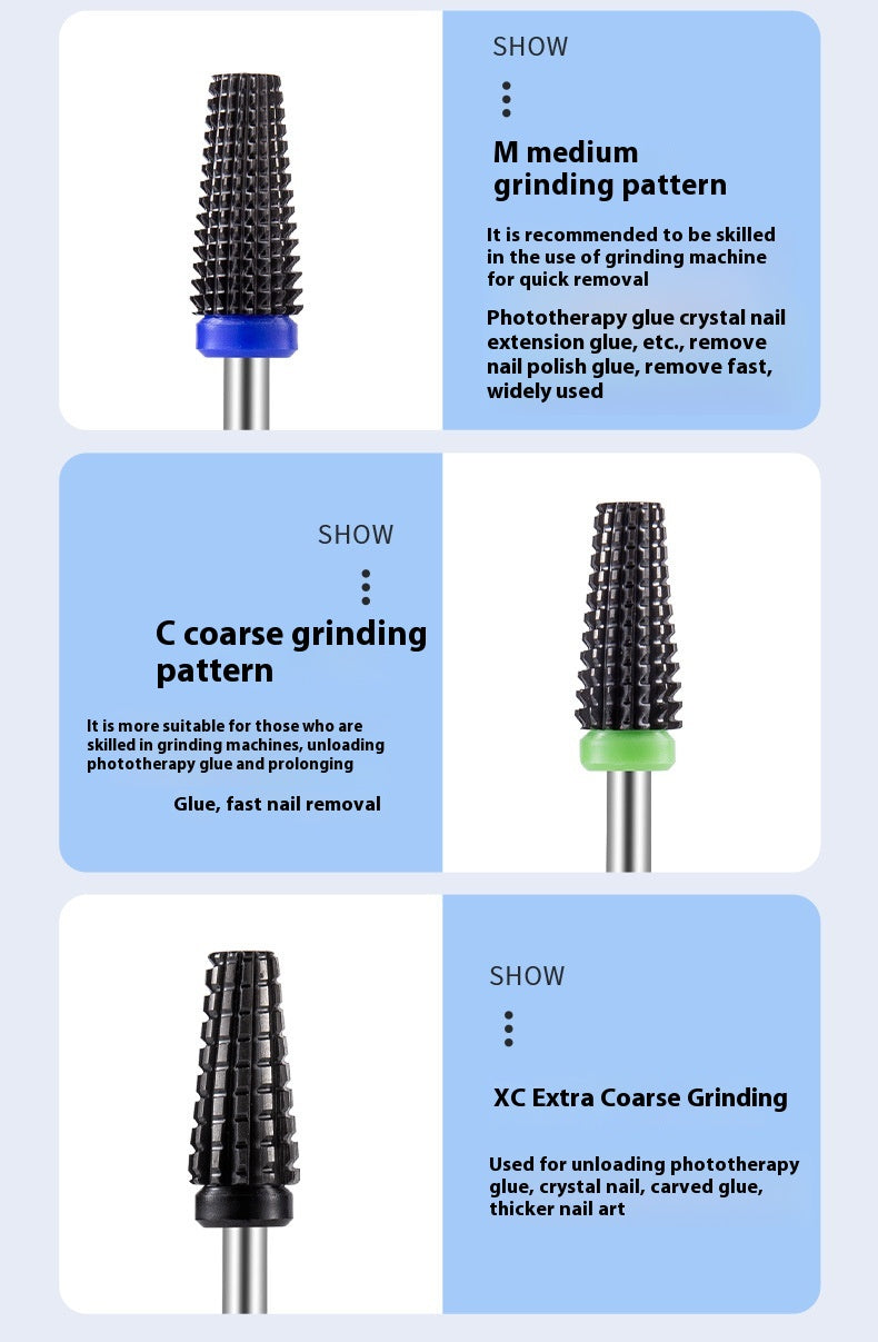 Ceramic Nail Polish Removal Head for Nail Art & Surface Polishing