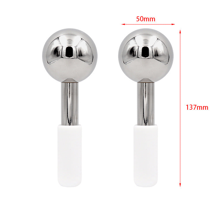 Ice Facial Massage Roller Stainless Steel Cryo Stick for Skin Cooling and Lifting