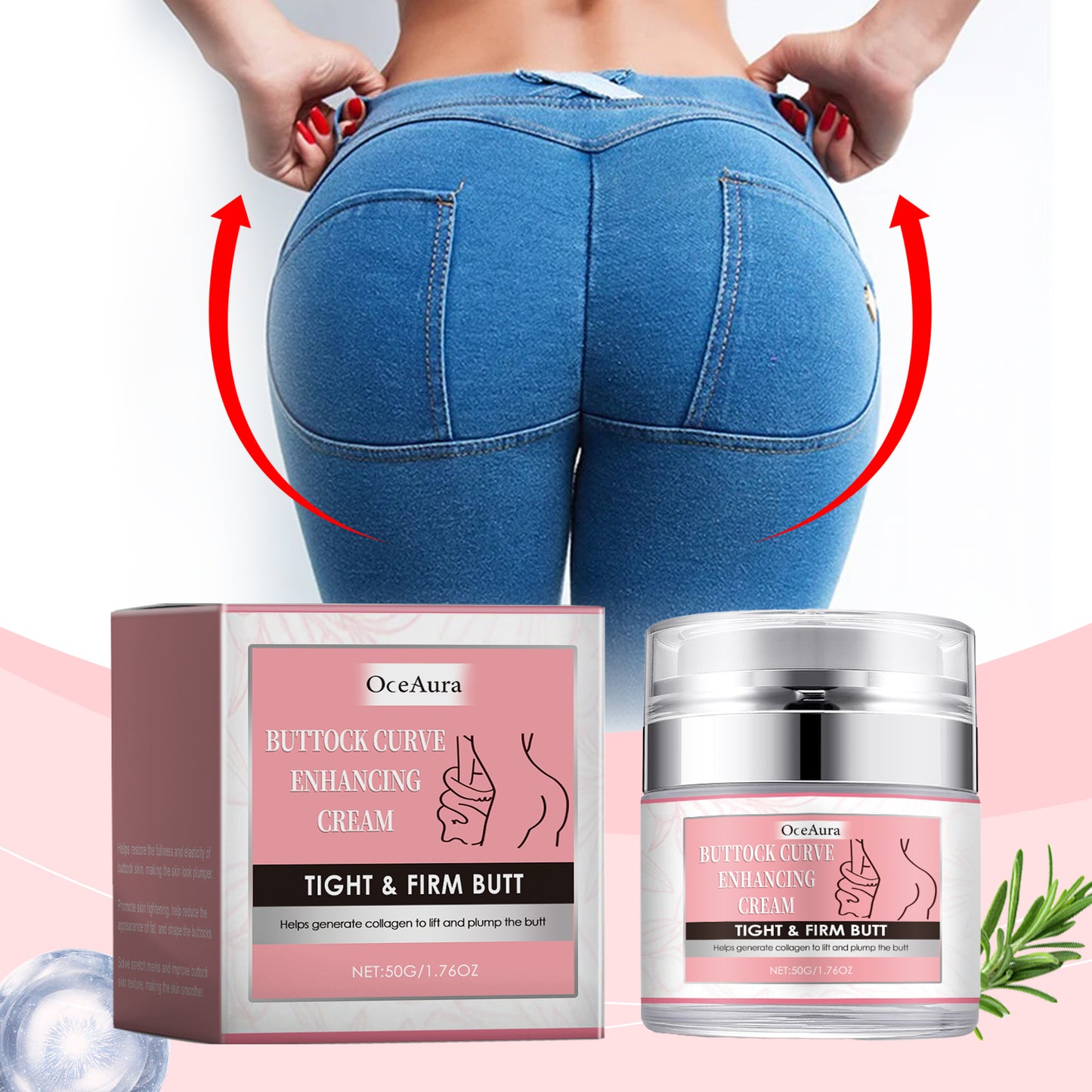 Buttock Firming Cream - Moisturizing Body Care for Skin Elasticity