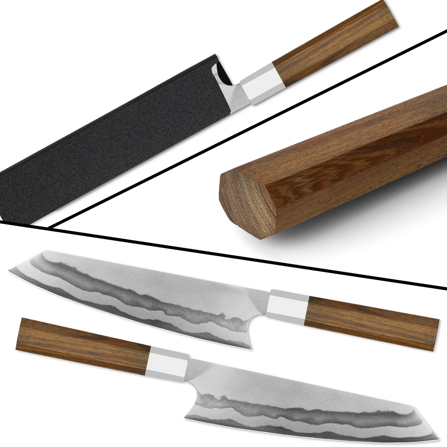 8-Inch Japanese Gyuto Chef Knife - Professional Kiritsuke Design