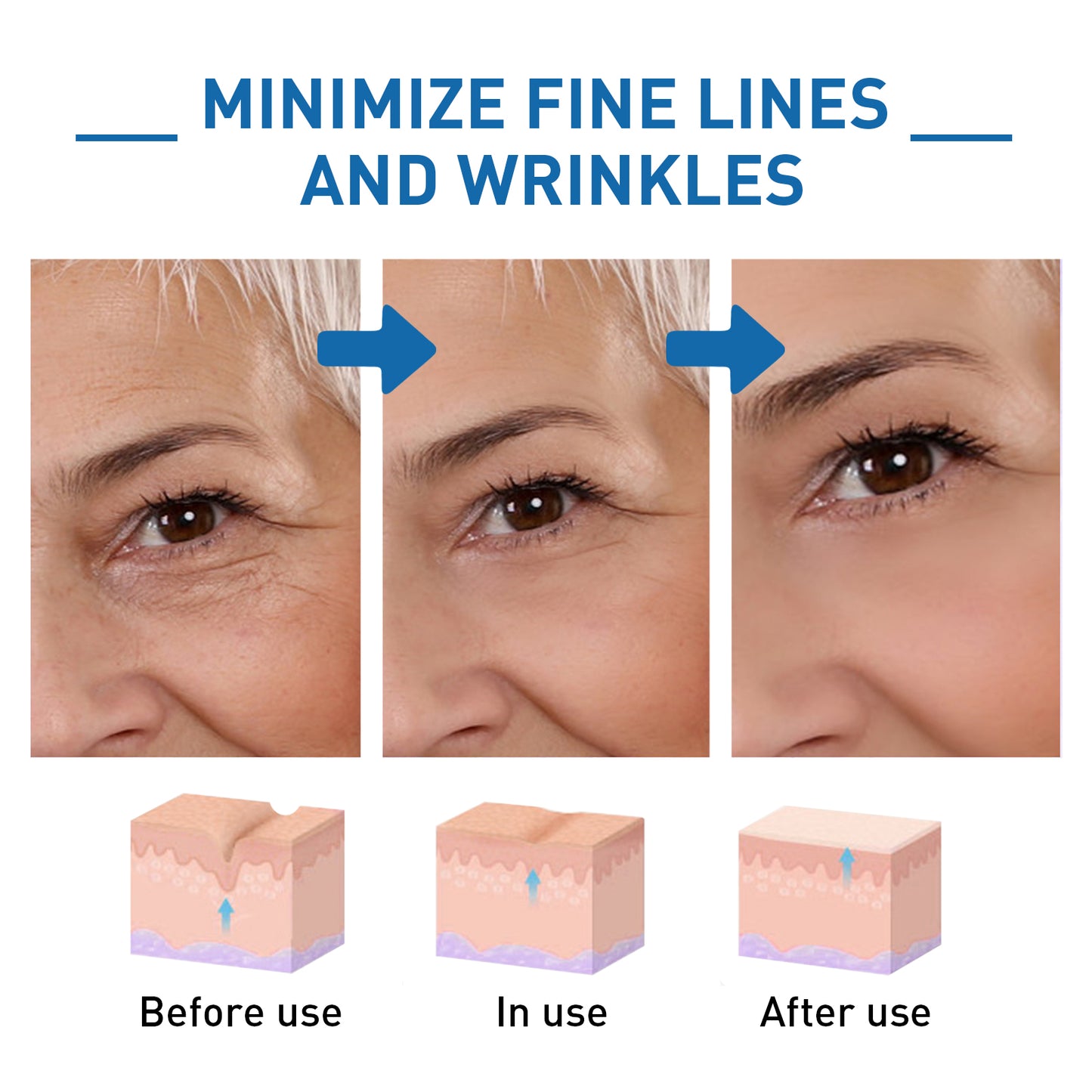 Hyaluronic Acid Anti-Wrinkle Face Serum - Firming & Moisturizing Essence