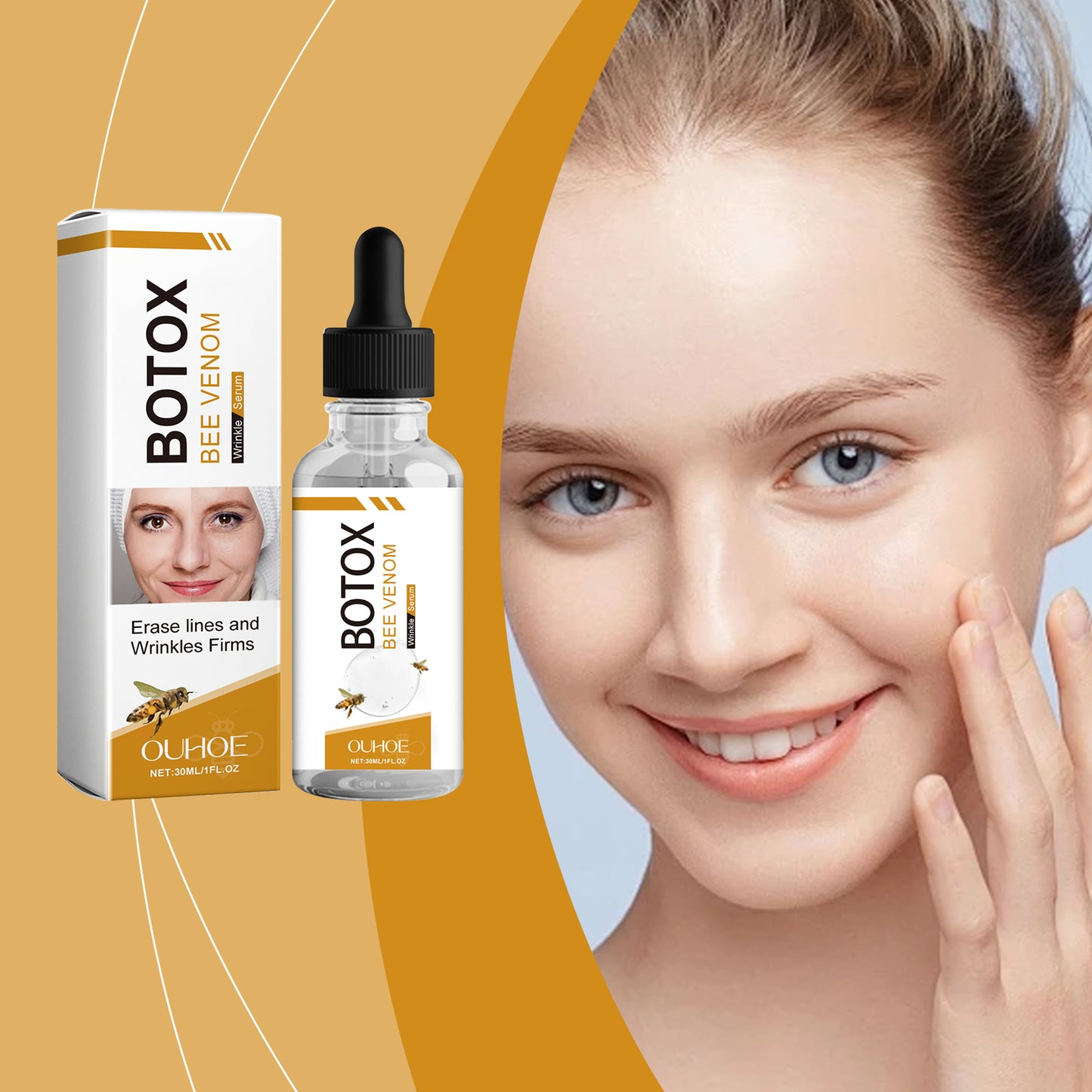 Bee Venom Facial Essence 30ml - Moisturizing Rejuvenation Skin Serum