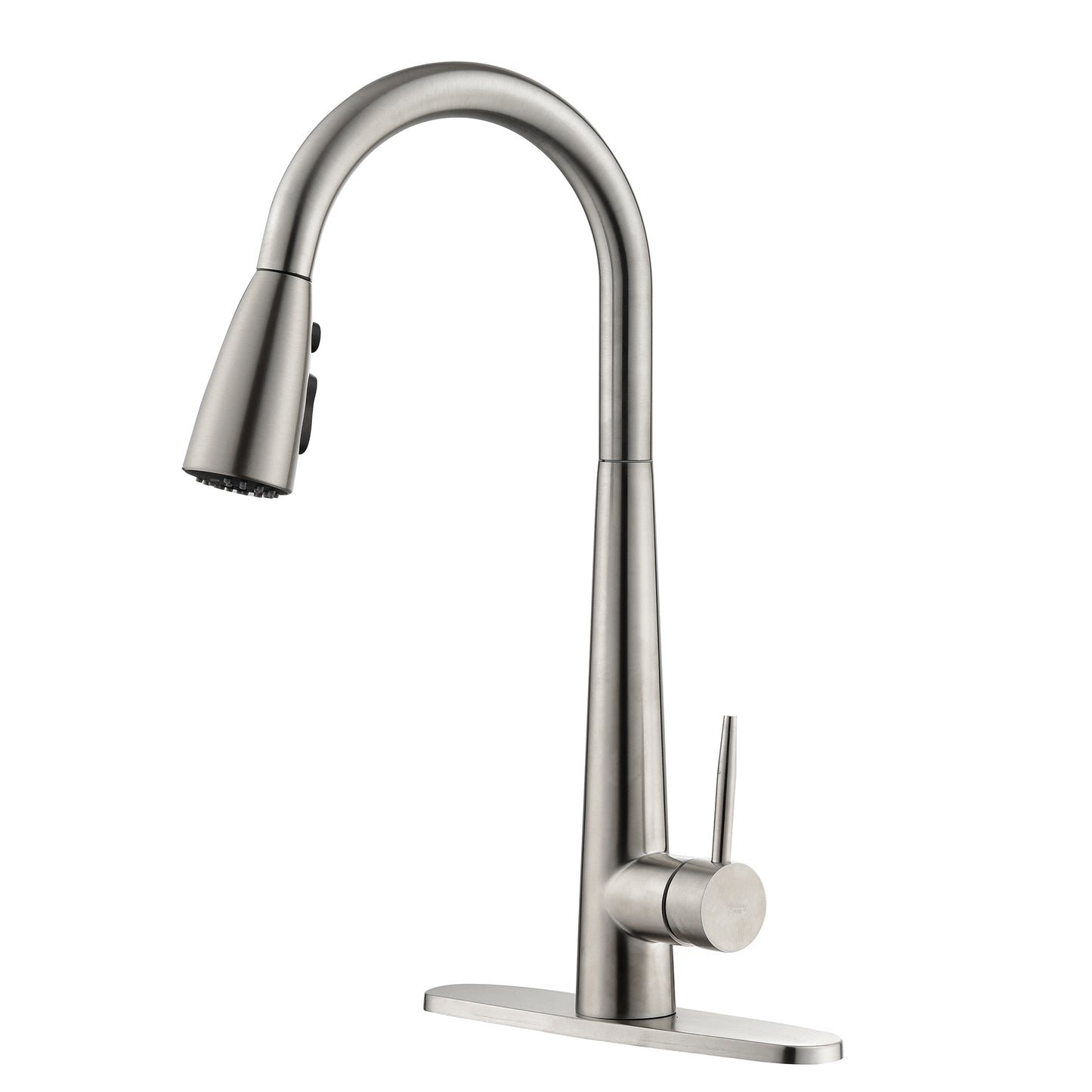 Stainless Steel Kitchen Faucet with Single Handle and Deck