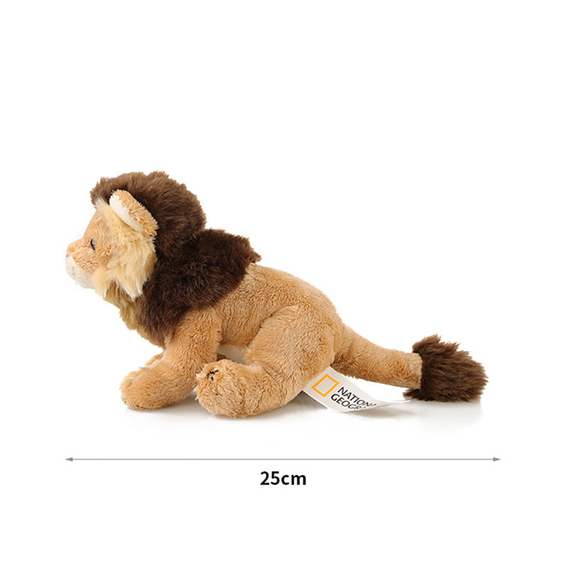 Real Life Animal Plush Toy Collection - Tiger, Lion, Cheetah & Leopard