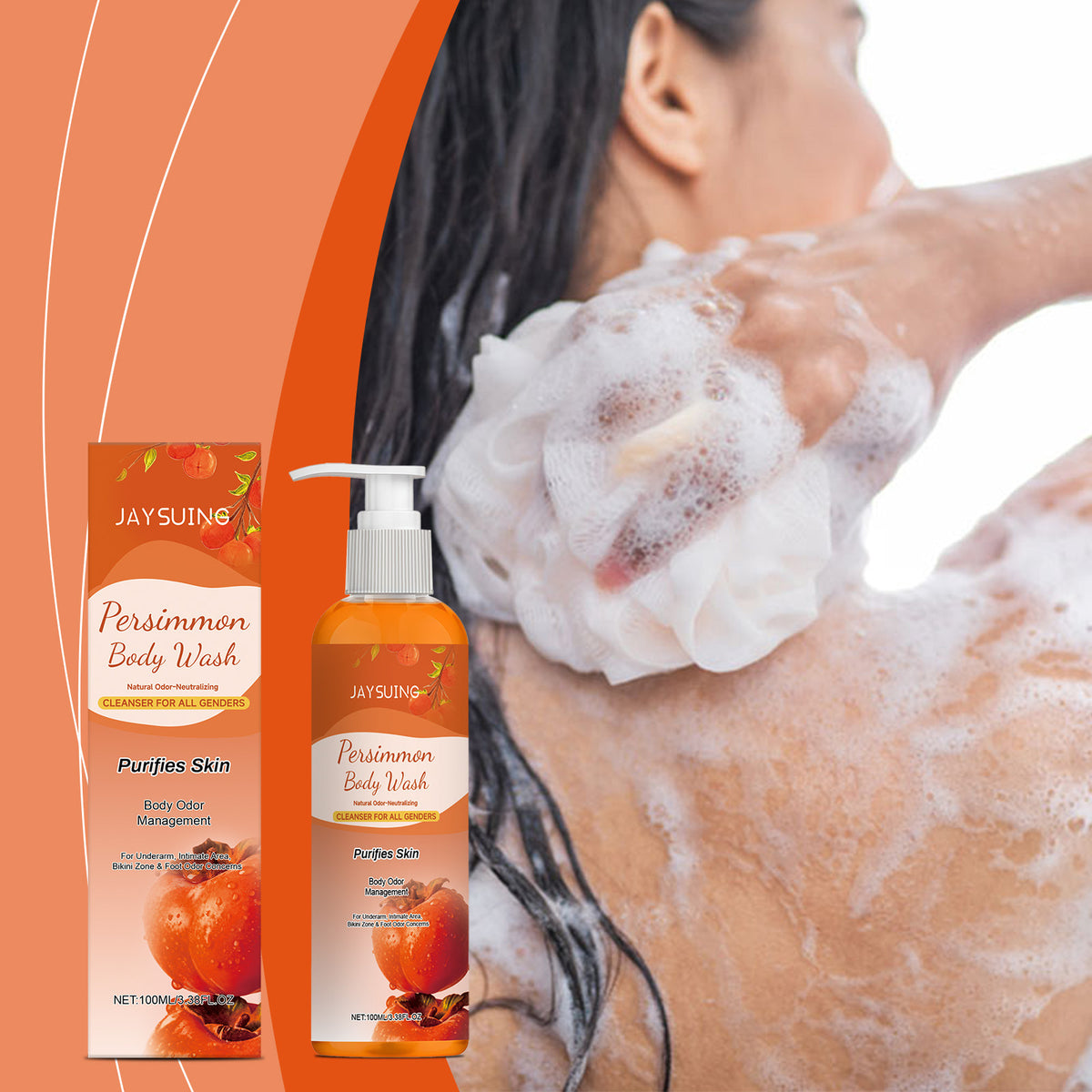 Persimmon Scented Shower Gel 100ml