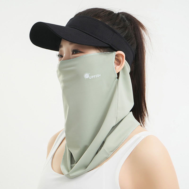 Breathable Face Mask with UV Protection & Neck Ear Hanging