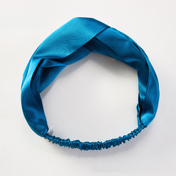 Silk Headband with Ribbon Embellishment