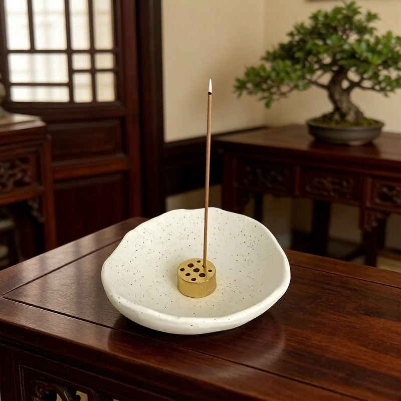 Incense Holder Storage Tray for Home Decor - Minimalist Resin Design