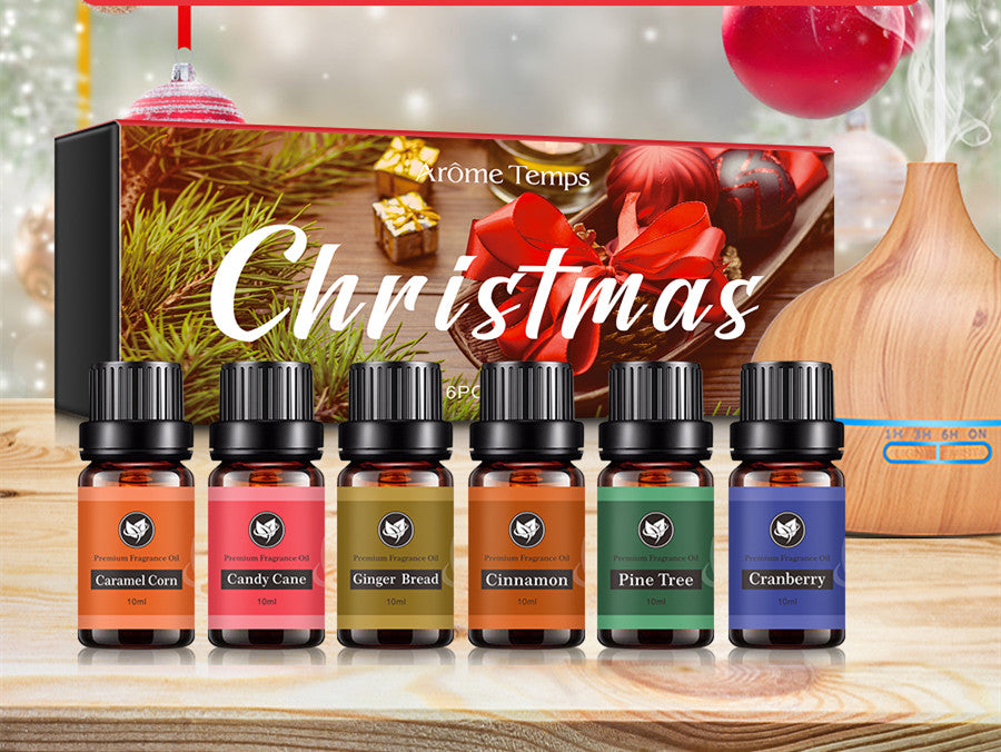 Essential Oil Set - 6 Oils, 60ml, Soothing & Purifying Aromatherapy