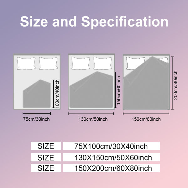 Super Soft Flannel Fuzzy Blanket - 150x200cm