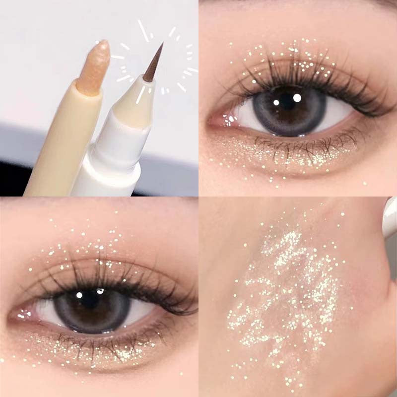 Dual Head Brightening Eye Shadow & Eyeliner Pen - Multiple Colors
