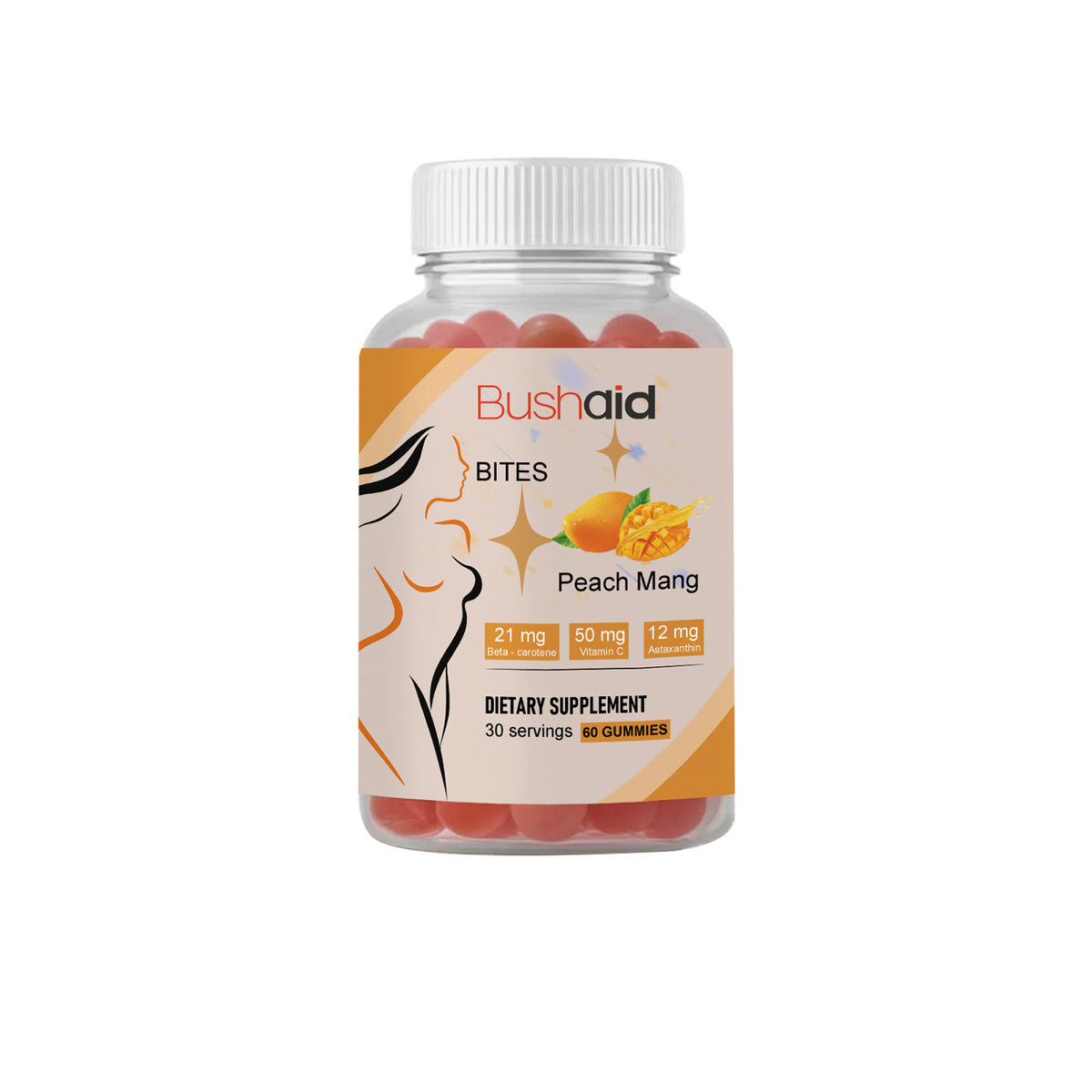 Tanning Gummy Candies - 60 Soft Gummies