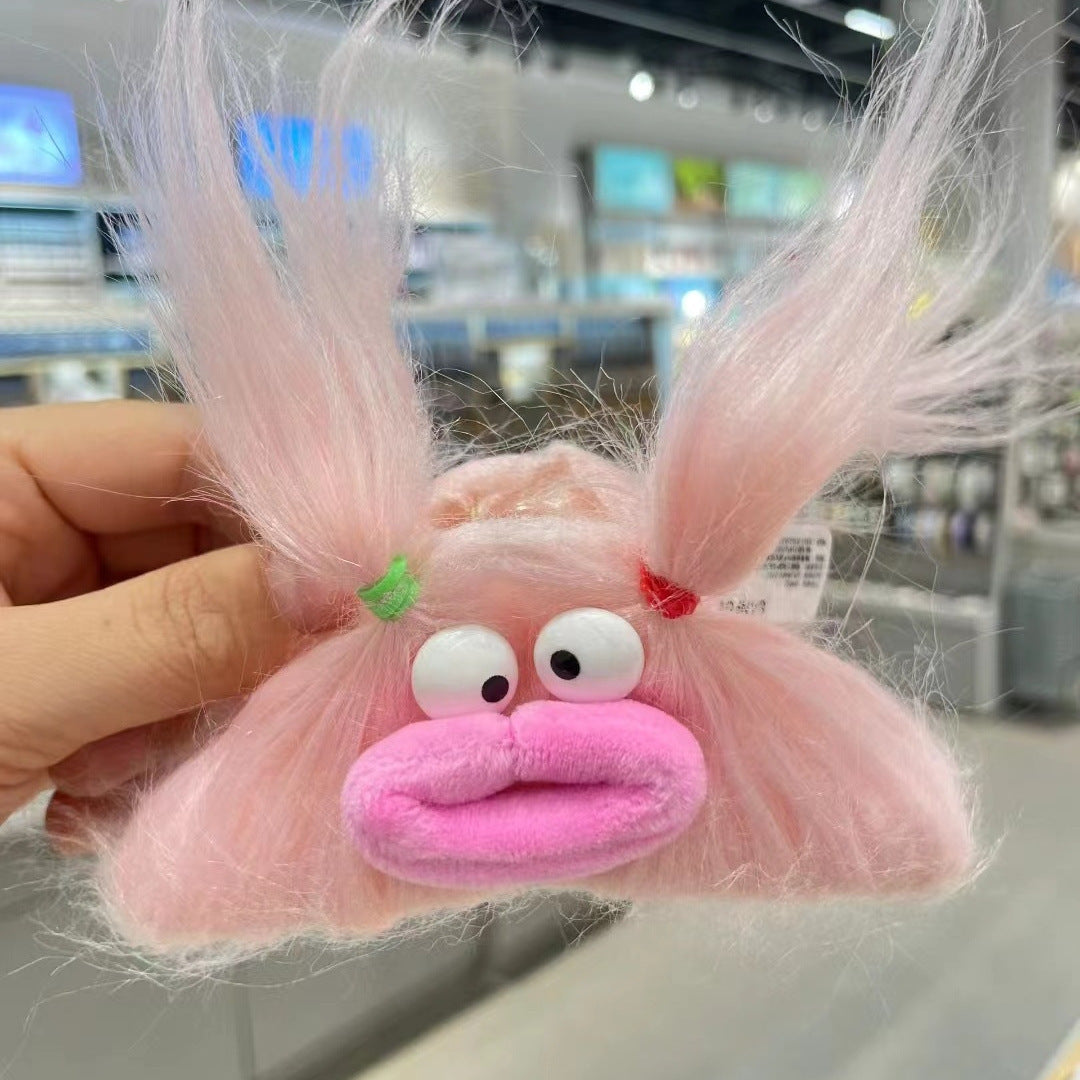 Plush Headband with Ears - Cute Expression Design
