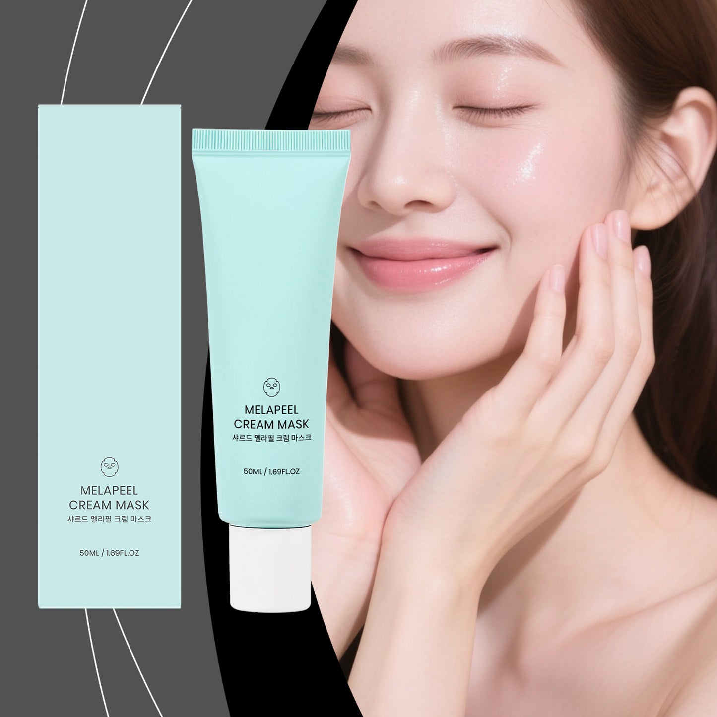 Whitening Peeling Mask for Facial Care - Brightening Skin Treatment