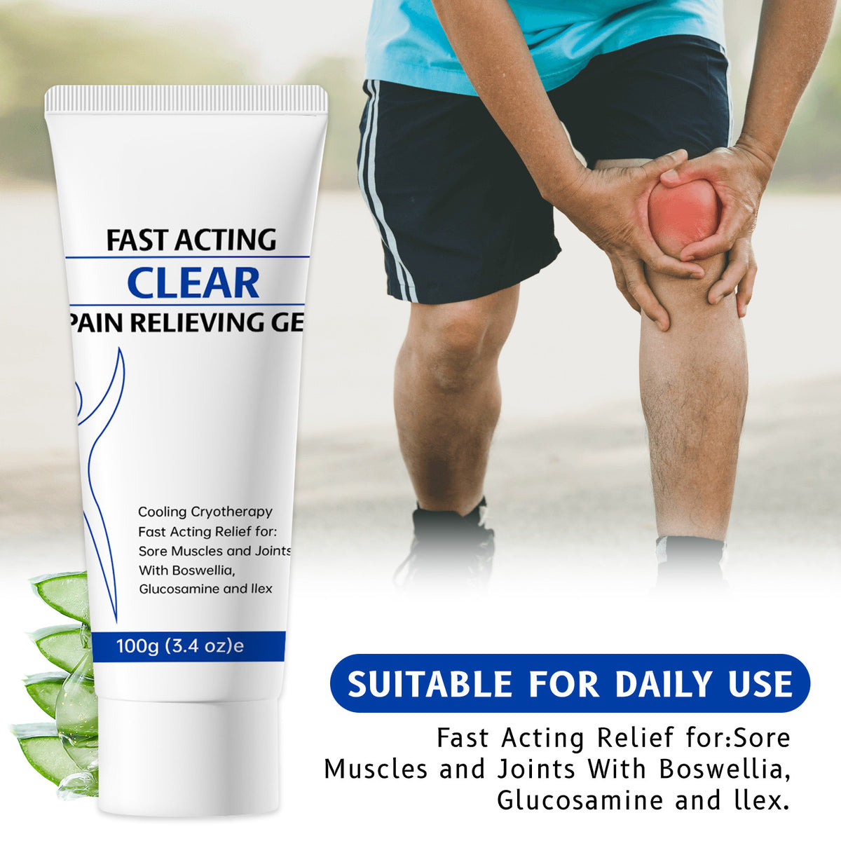 Soothing Antibacterial Body Gel Moisturizer - CJ Skin Care - 100g