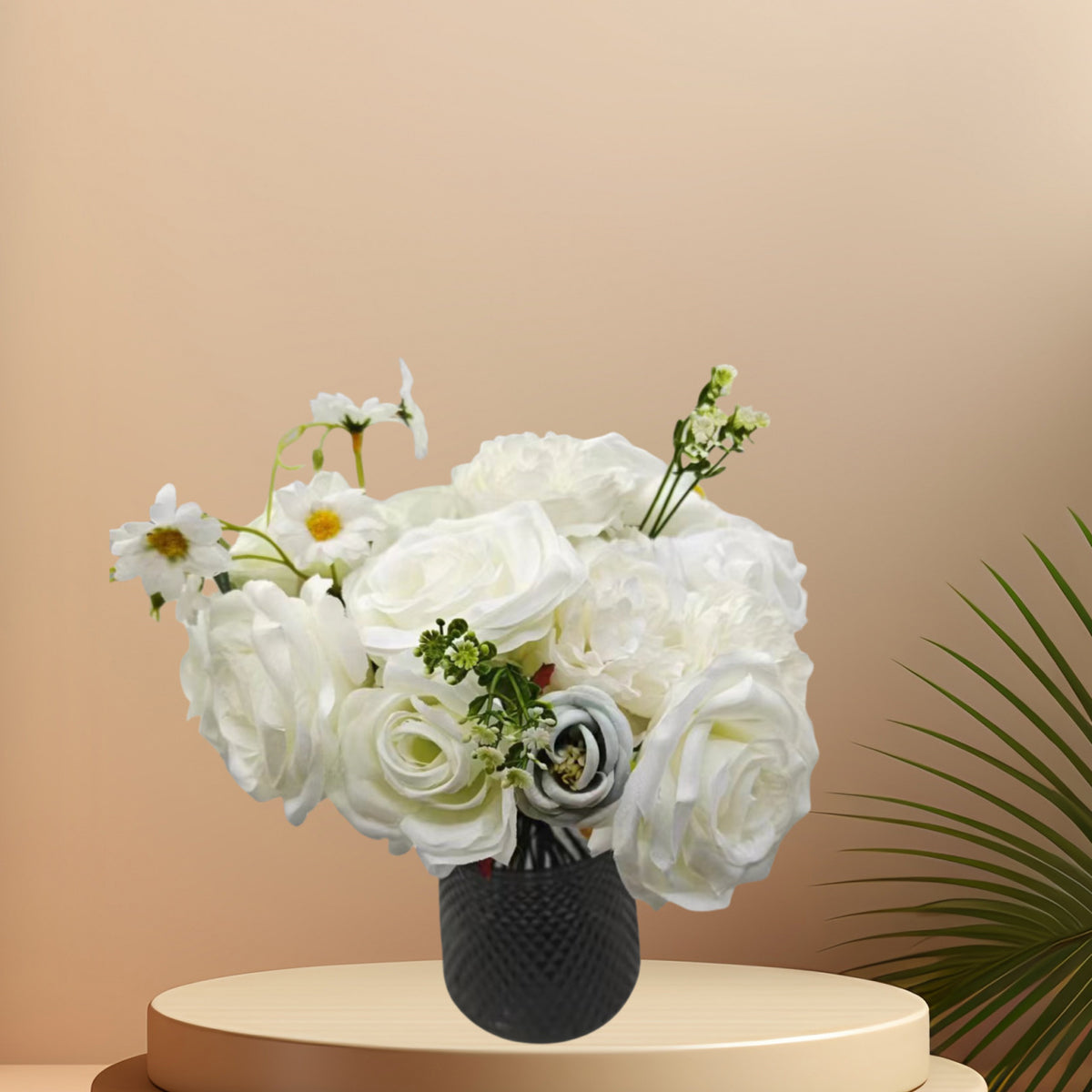 Silk Flower Wedding Table Vase Decor for Home & Banquet Events