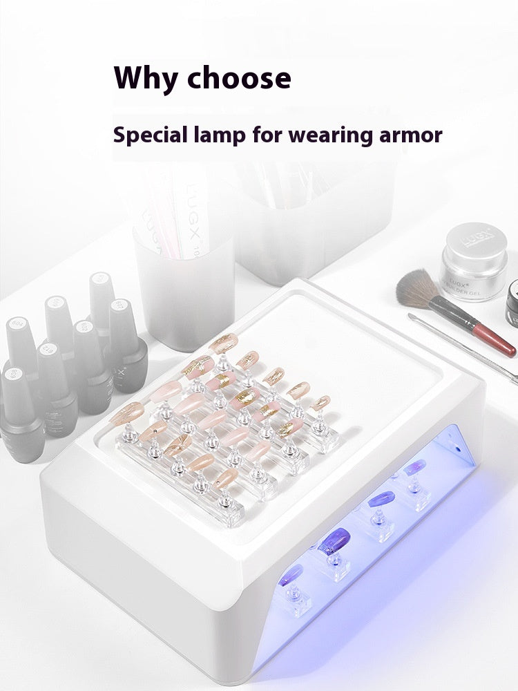 High Power 69 LED Nail Phototherapy Lamp with Hand Pillow - UV/LED Drying Machine
