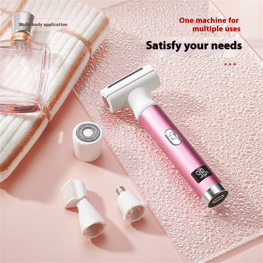 Women's Electric Shaver Set - USB Rechargeable Multi-Head