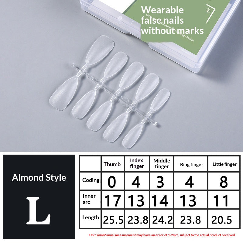 Handmade Long Wear Nail Tips Set - Various Styles & Sizes for Women