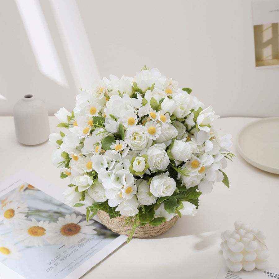 Artificial Rose Tea Bud Decorative Flower for Wedding & Home