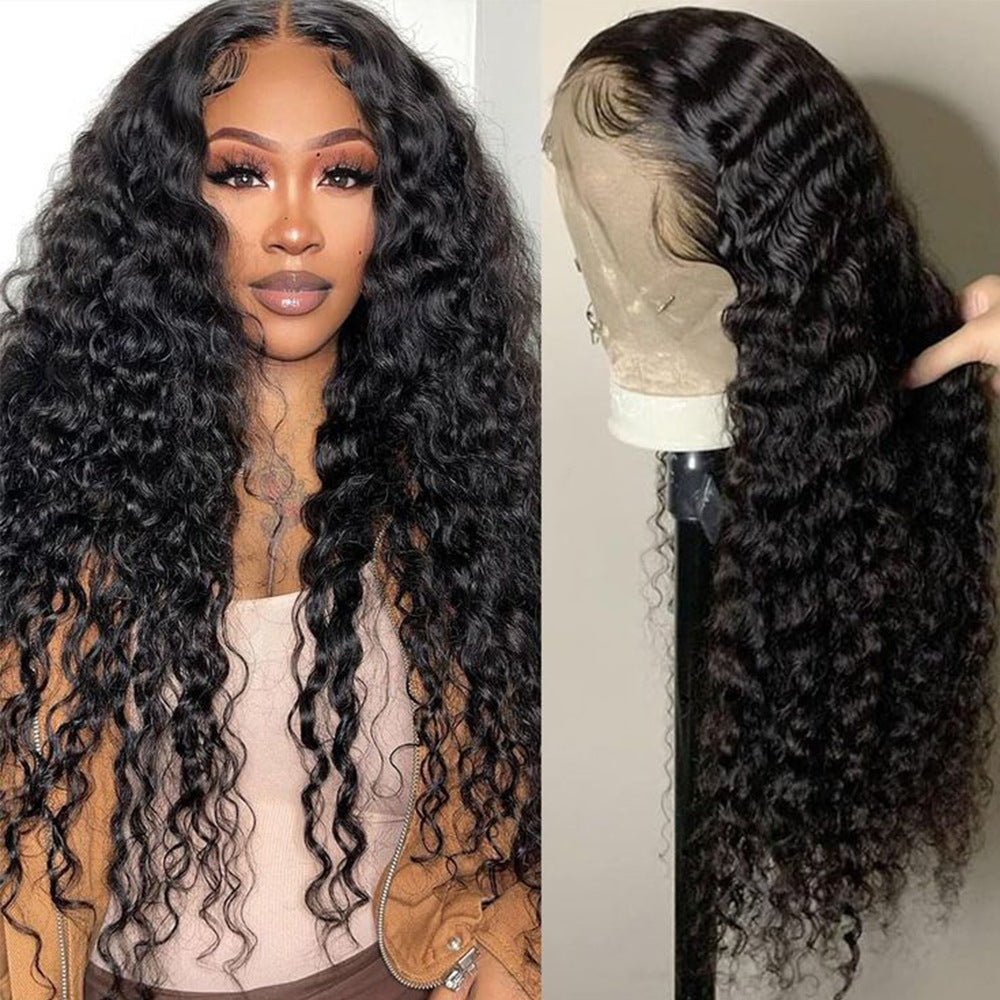 Water Wave Human Hair Lace Front Wig 13x4 & 13x6 Styles for Ladies