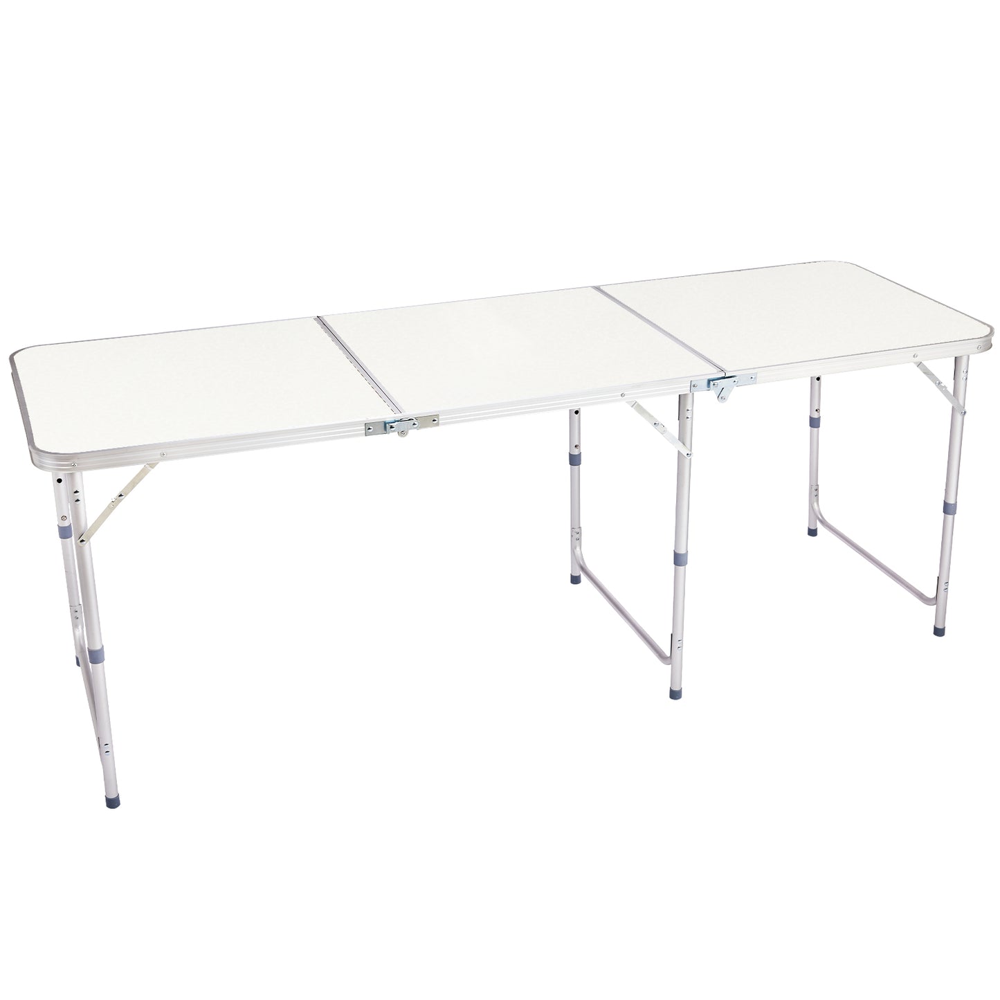 6ft Aluminum Alloy Folding Table - Portable for Camping & Parties