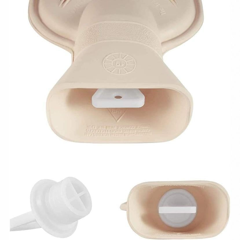 Water Bag Hand Warmer Rubber Hot Water Bottle 2L Multi-Color