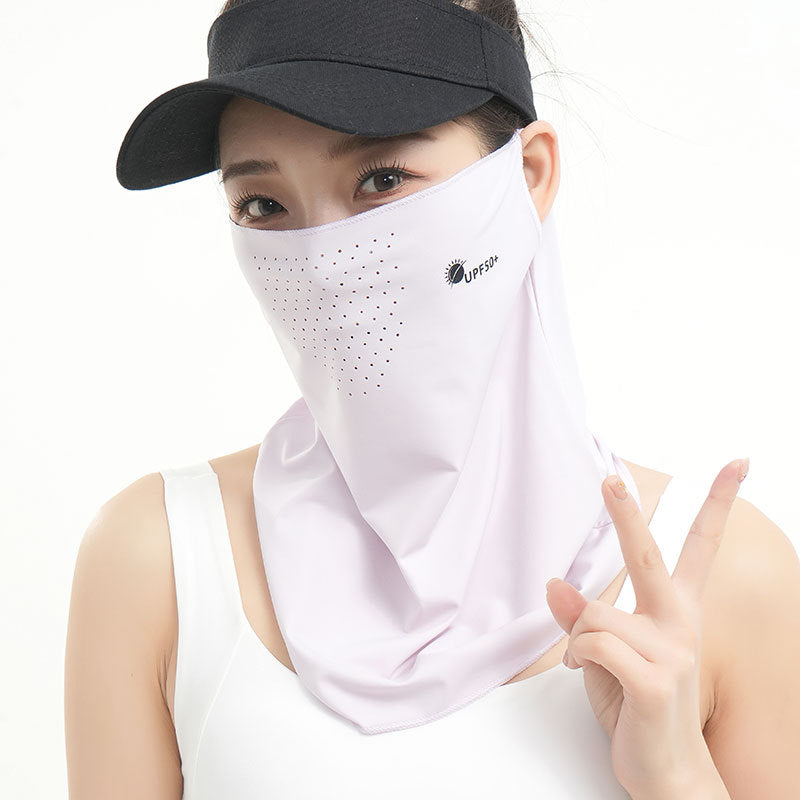 Breathable Face Mask with UV Protection & Neck Ear Hanging