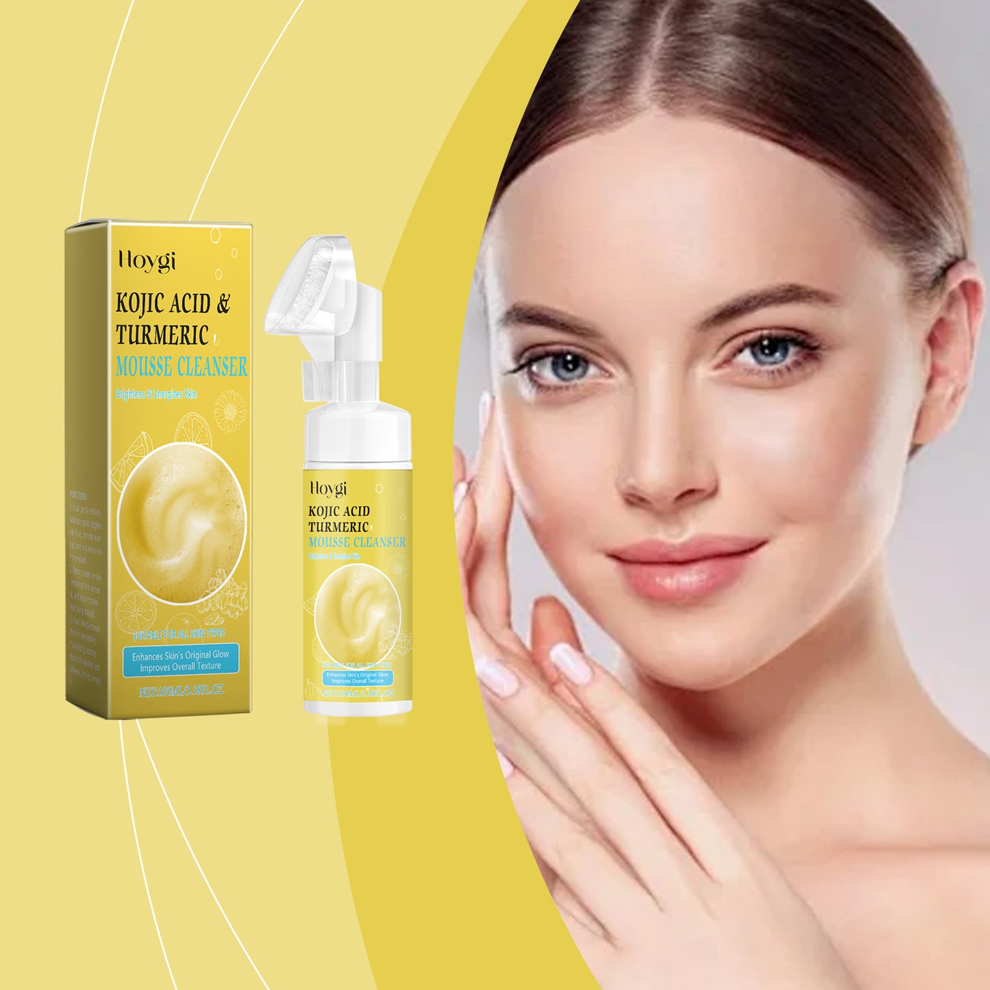 Turmeric Gentle Facial Cleanser - Exfoliating Skin Care for All Skin Types