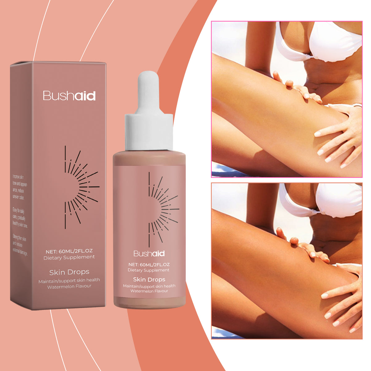 Natural Sunless Tanning Drops - 60ml