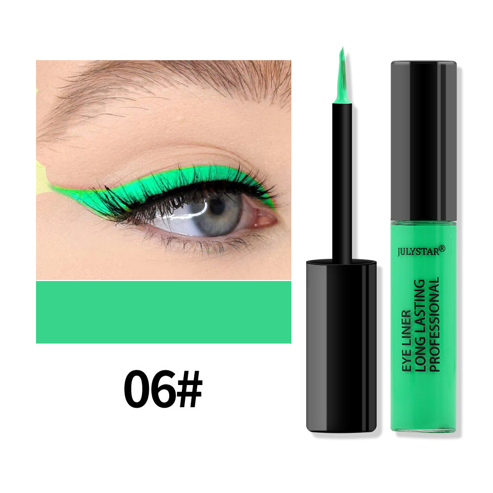 Waterproof Oil-Proof Liquid Eyeliner Set - 2.5ml, Multiple Colors