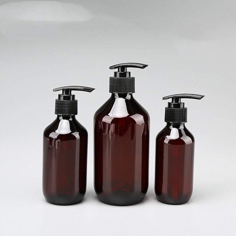 200ml Plastic Shower Gel Bottle with Pump - Transparent Capacity Dispenser