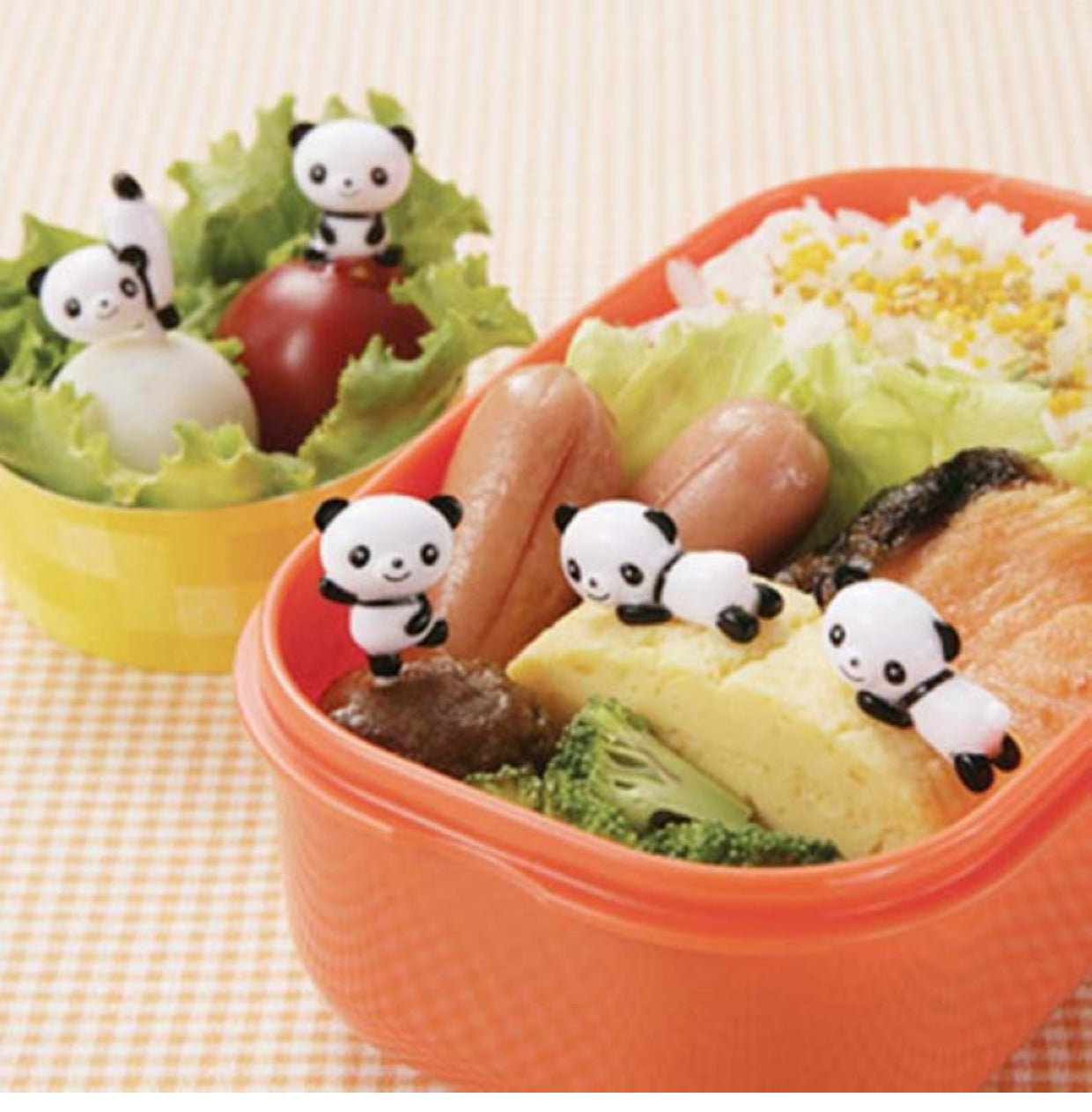Children's Fruit-Shaped Bento Fork Set - Cute Animal & Character Styles
