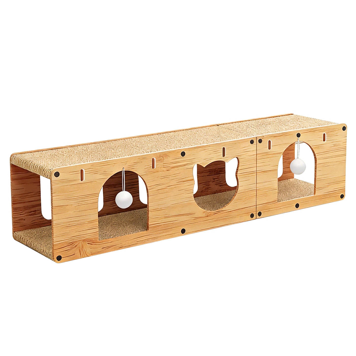 100-Meter Cat Tunnel for Indoor and Outdoor Play - Durable Pet House & Cage