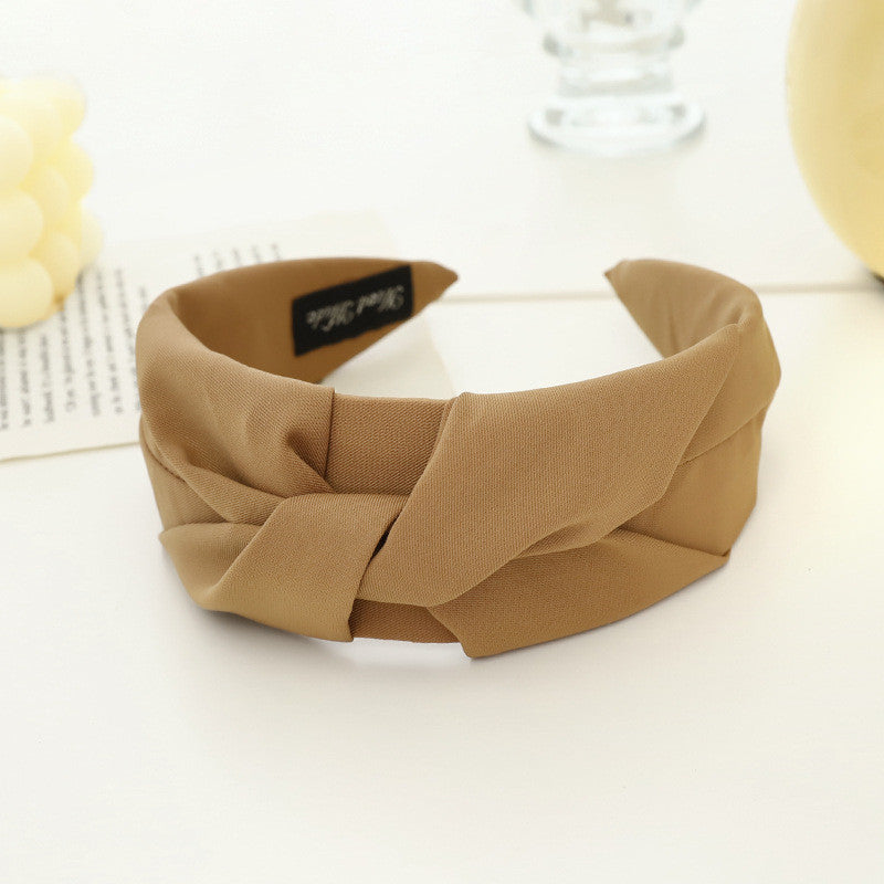 Cloth Cross-Knotted Headband - Women's