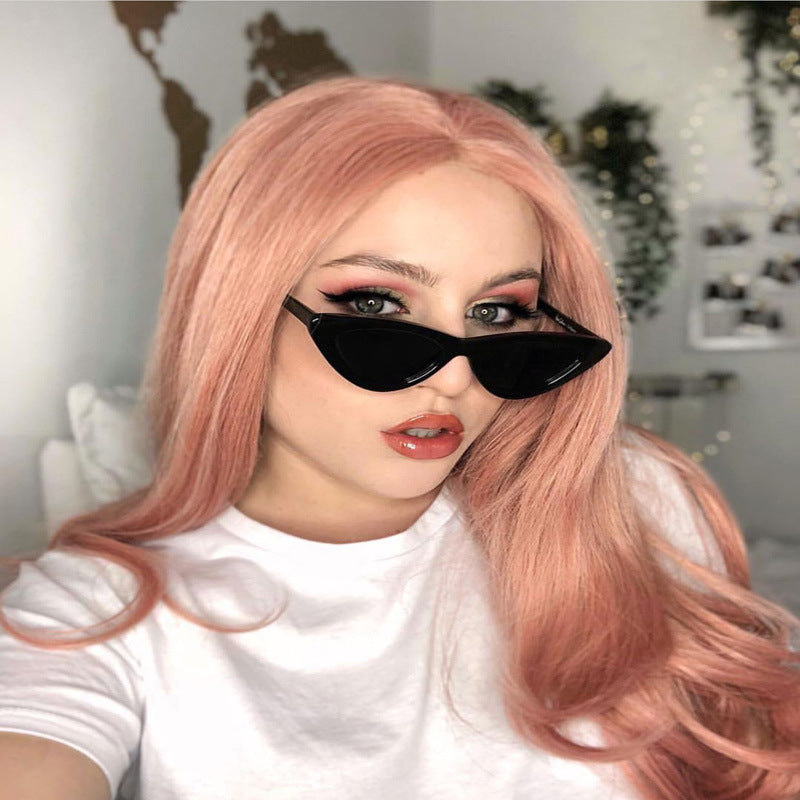 Big Wave Synthetic Front Lace Wig - Pink