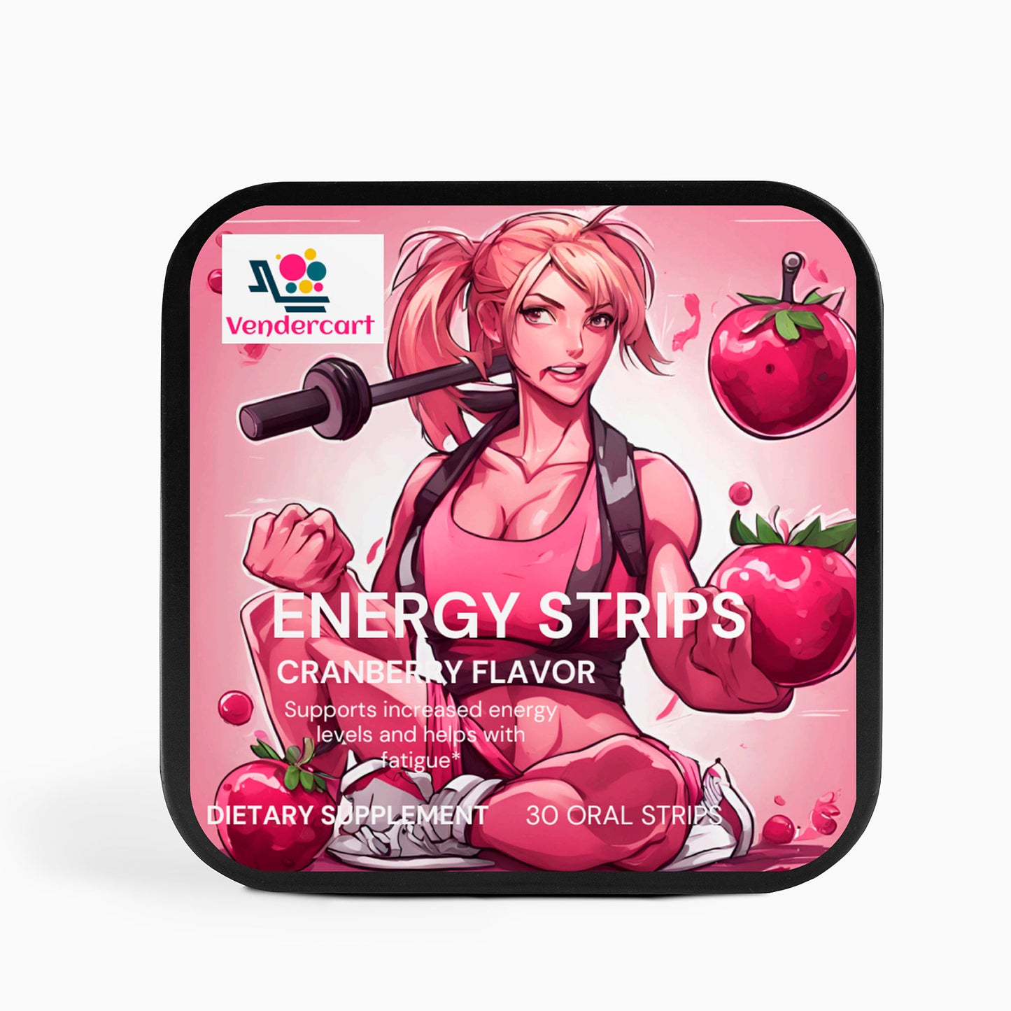 Fast-Acting Energy Strips with Green Tea Caffeine, L-Theanine & Vitamin B12