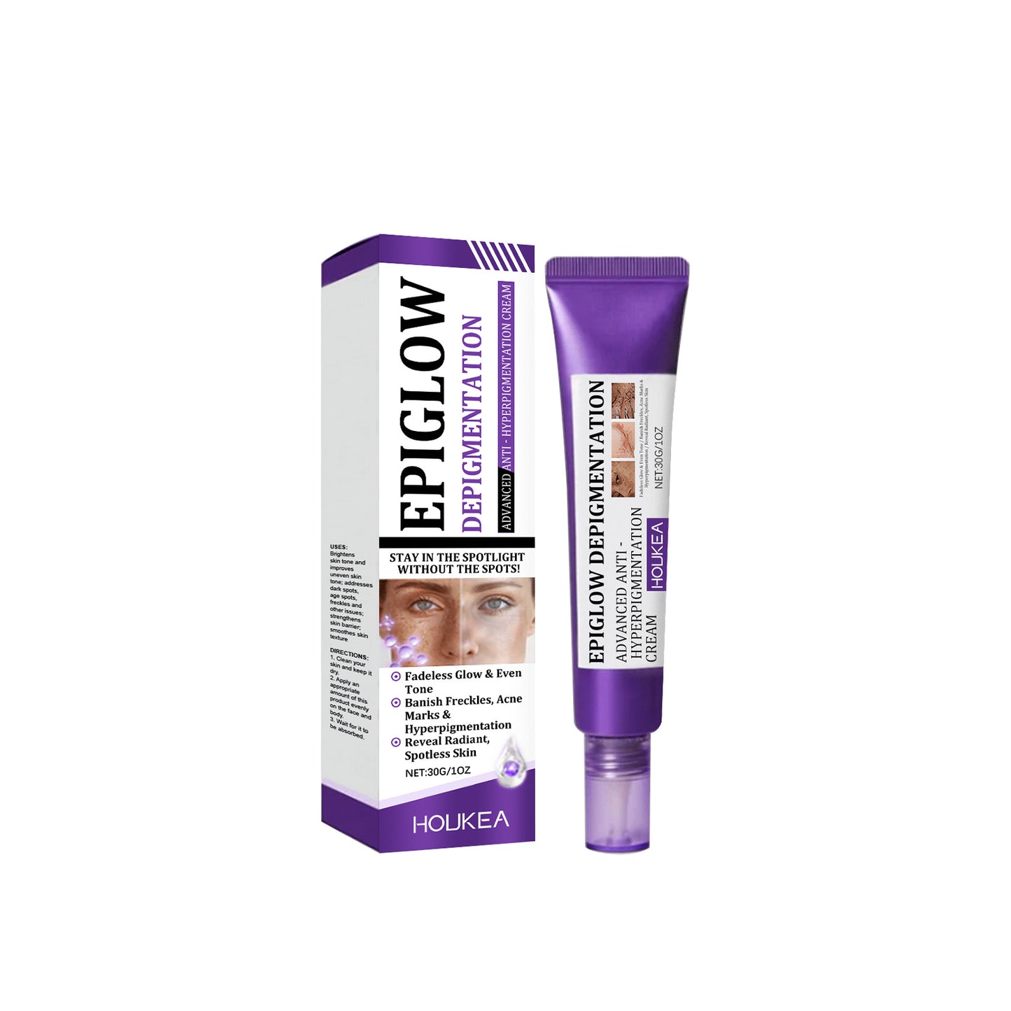 Retinol Brightening Face Cream - 30g Moisturizer for Skin Tone Improvement