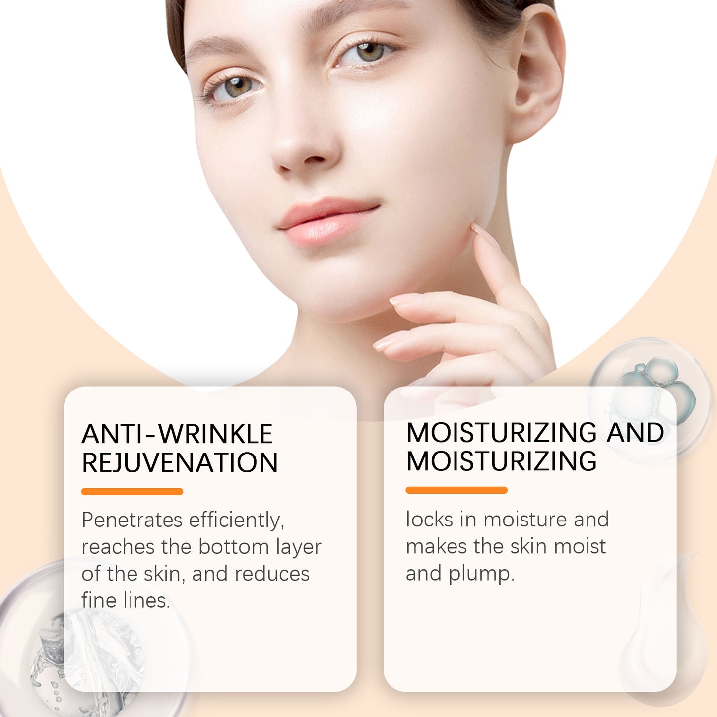 Retinol & Vitamin C Anti-Wrinkle Facial Serum - 50ml Moisturizing Essence