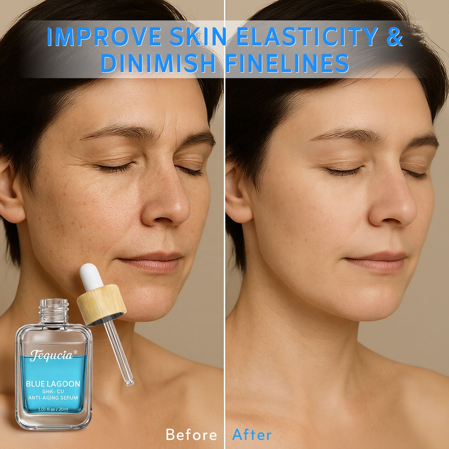 Blue Copper Peptide GHK-Cu Soothing Serum - Barrier Repair Face Essence