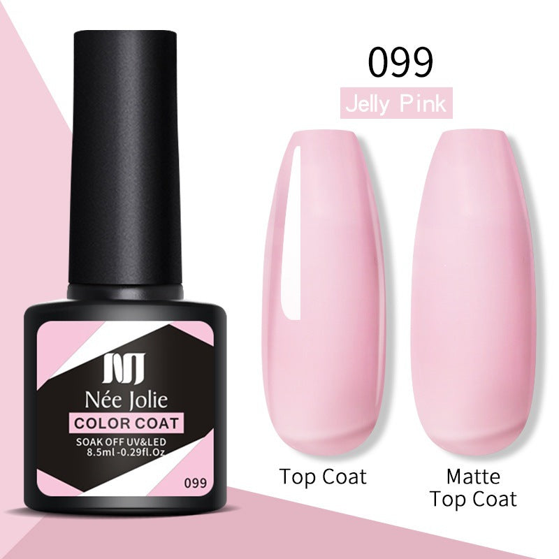 Reflective Gel Nail Polish Set - Christmas Red UV-LED Safe Long-Lasting