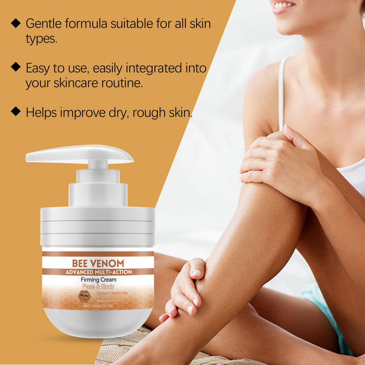 Moisturizing Firming Body Cream - 100g Hydrating Skin Care Formula