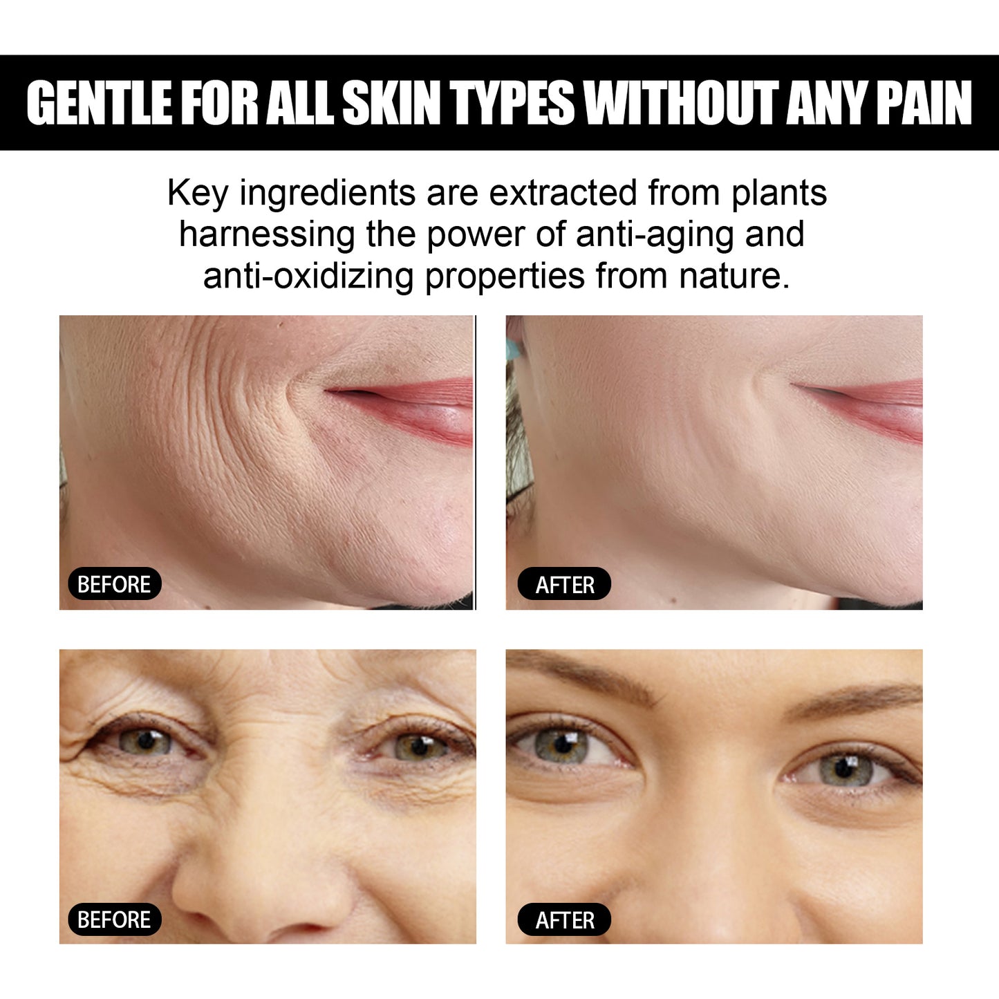 Instant Face Firming & Lifting Serum - Wrinkle Reducing & Brightening