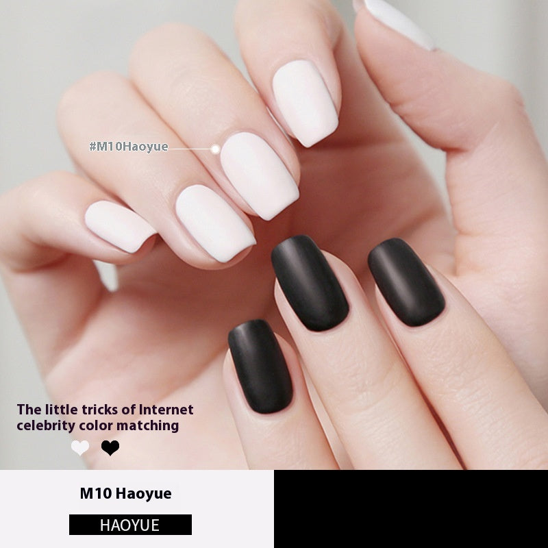 Durable Nail Polish - Waterproof, Quick-Drying, Frosted & Matte Styles