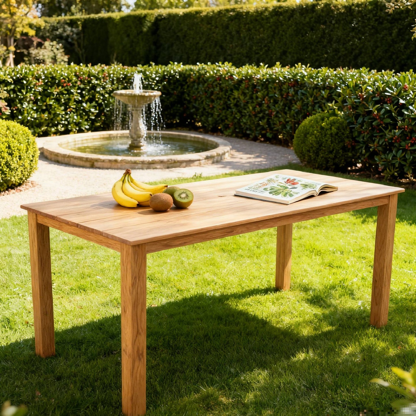 68.9-Inch Simple High-Quality Dining Table For Outdoor Picnics &