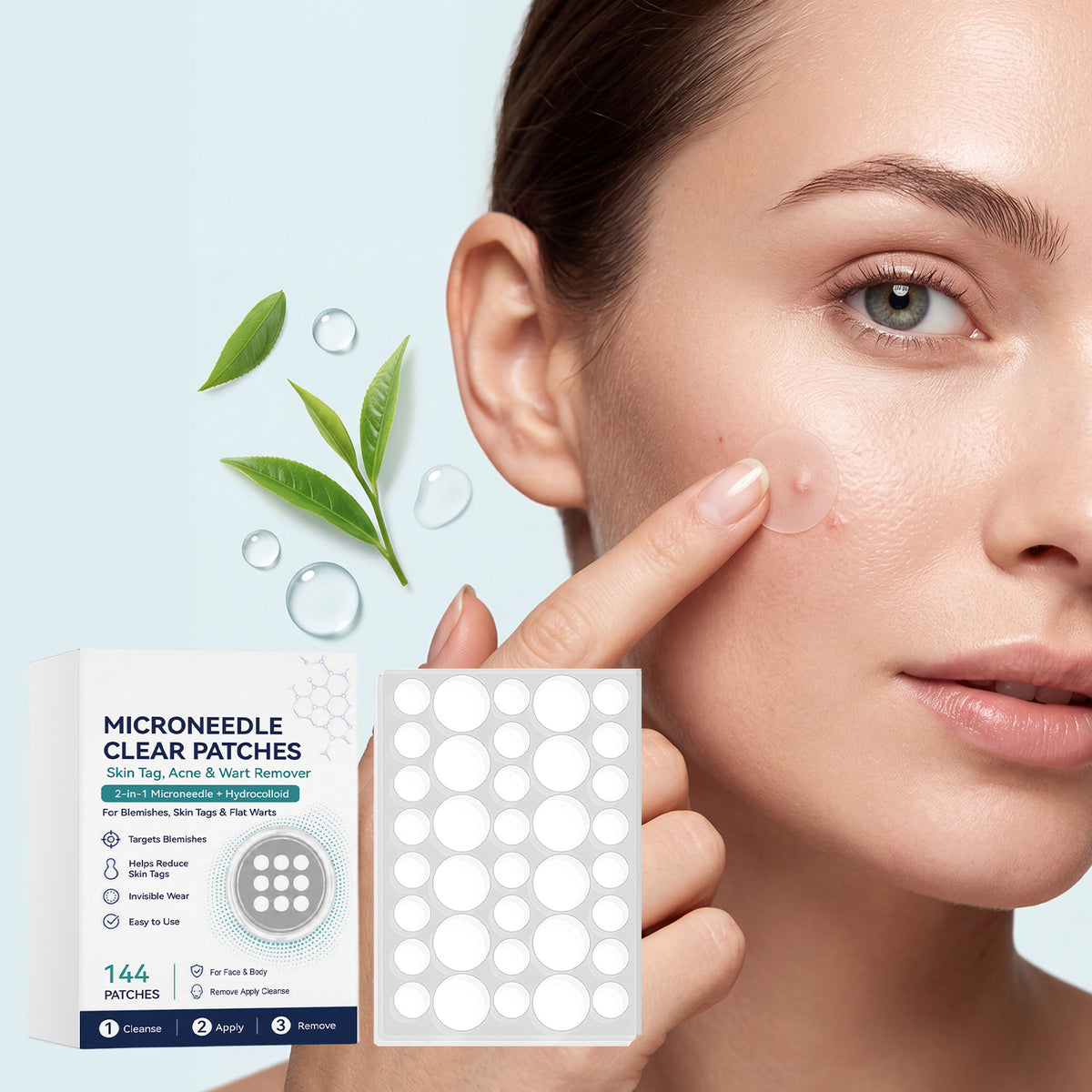 Acne Microneedle Patch - 144 Pieces Per Box