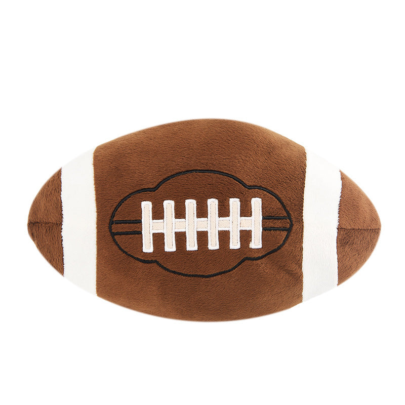 Football Cushion Pillow for Leaning - Plush Winter Home Decor