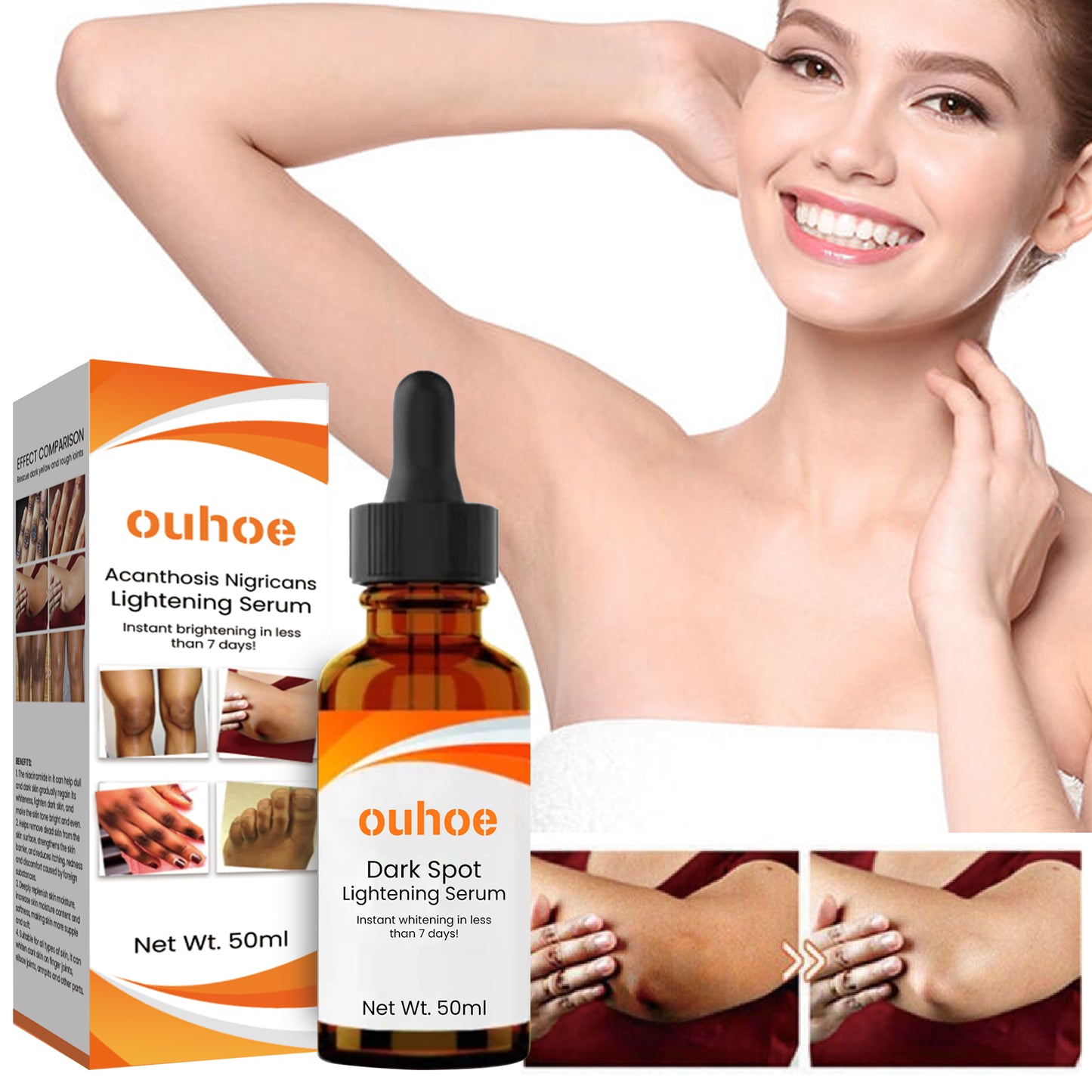 Retinol Firming Brightening Serum - Skin Lightening & Moisturizing Essence