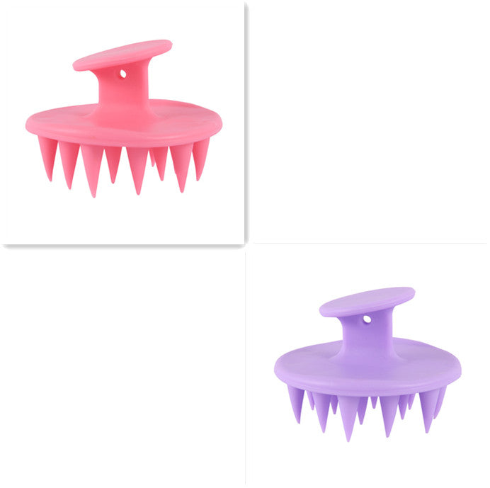 Silicone Shampoo Brush Massage Hair Scalp Cleaner Hair Care Tool